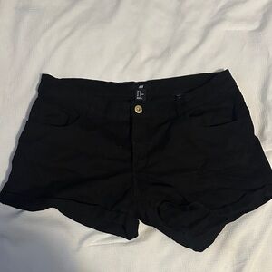 H&M Black Jean Shorts for Women
